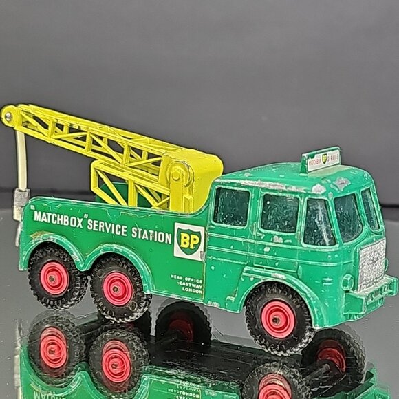 Matchbox '60s K-12-A2 King Size Heavy Wrecker Tow Truck Vintage Diecast No 12 UK - Picture 1 of 9